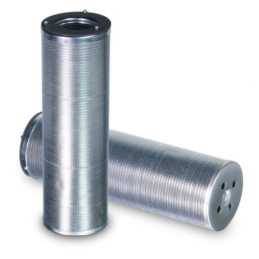 HS-AKP activated carbon cartridges in galvanised steel housing – refillable molecular filter cartridges for gas-phase air cleaning systems